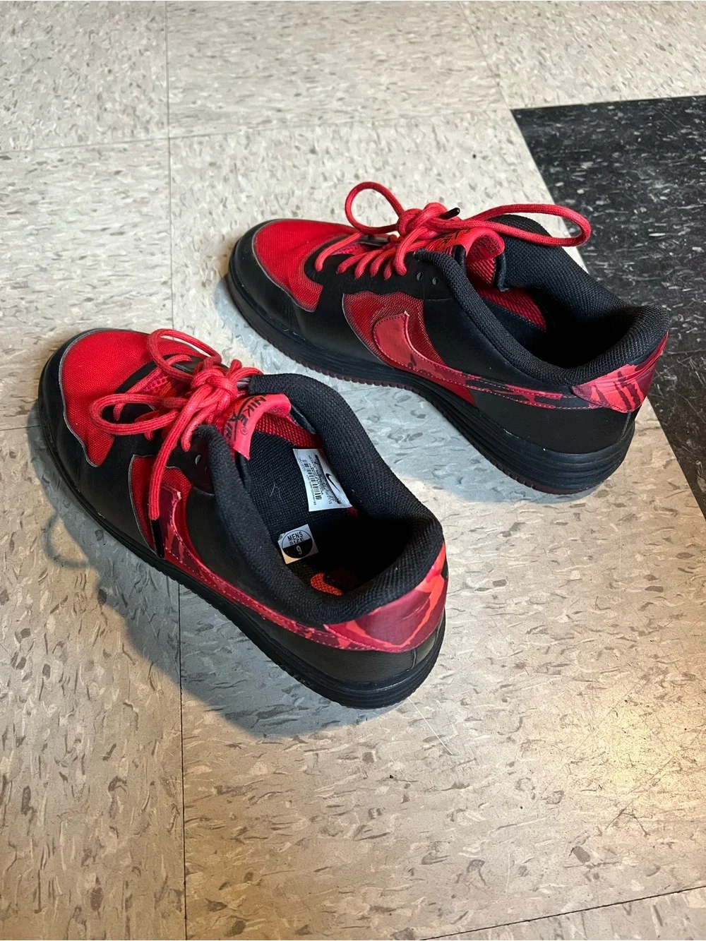 Nike Lunar Force 1 Fuse Leather Hyper Red